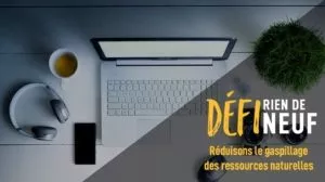 affiche de la conférence l'électronique autrement x Défi Rien de Neuf